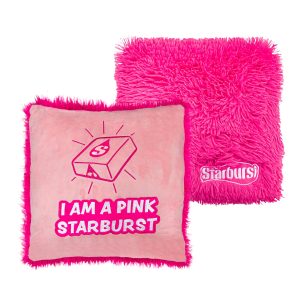 I Am A Pink Starburst Square Pillow