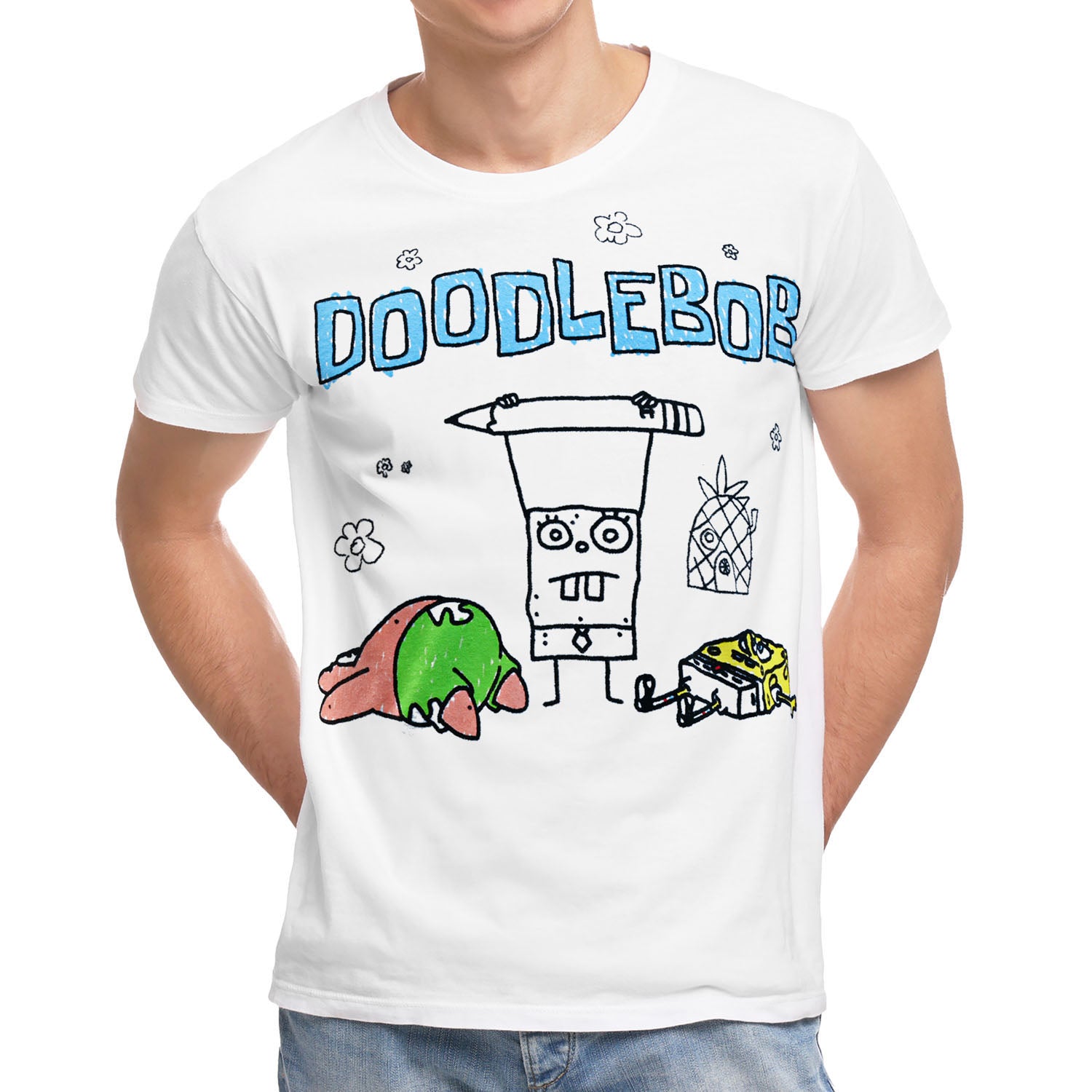 SpongeBob_DoodleBob_UnisexTee_mens_back